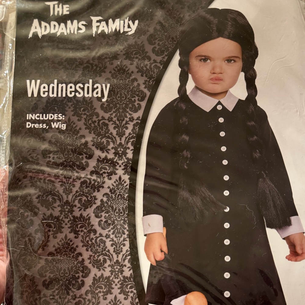Toddler Wednesday Addams Costume